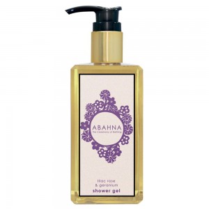 Abahna Lilac Rose та Geranium Shower Gel