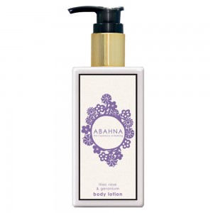 Abahna Lilac Rose and Geranium Body Lotion