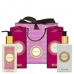 Abahna Frangipani and Orange Blossom Shower Gel and Body Lotion Set