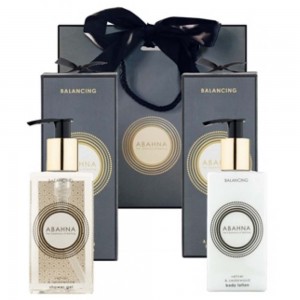 Abahna Vetiver and Cedarwood Shower Gel and Body Lotion Set