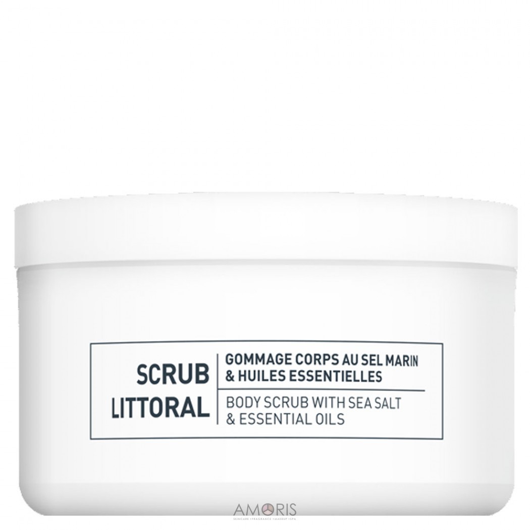 Скраб для тіла з морською сіллю та ефірними оліями