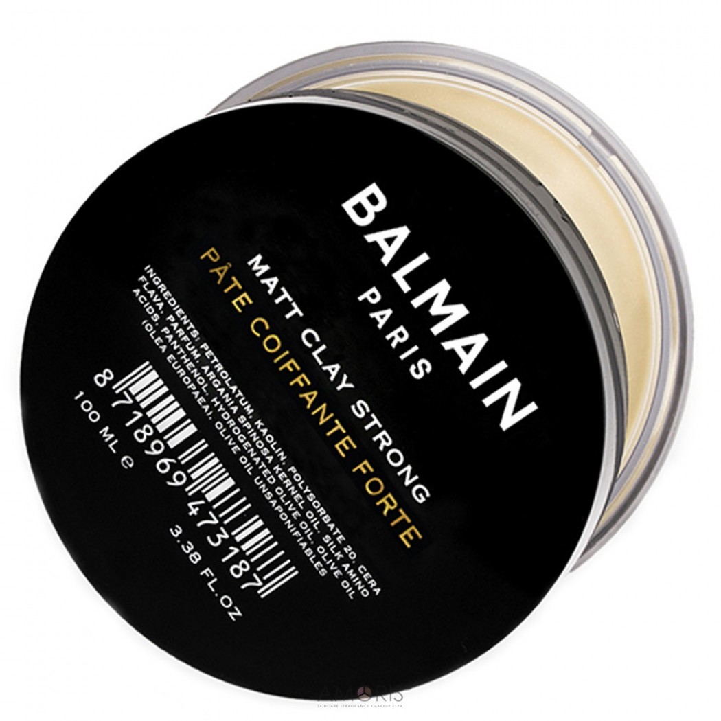 Матирующая глина для укладки сильной фиксации