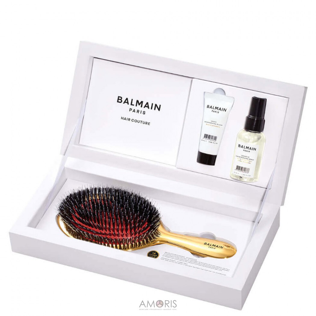 Balmain Golden Boar Hair Spa Brush - Набор | Amoris