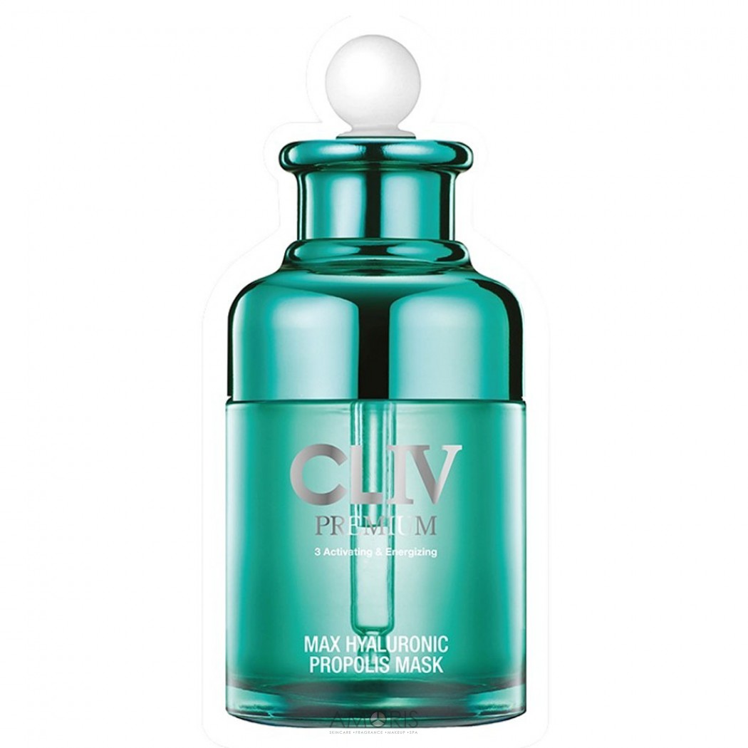 Зволожуюча тканинна маска з гіалуроновою кислотою та прополісом