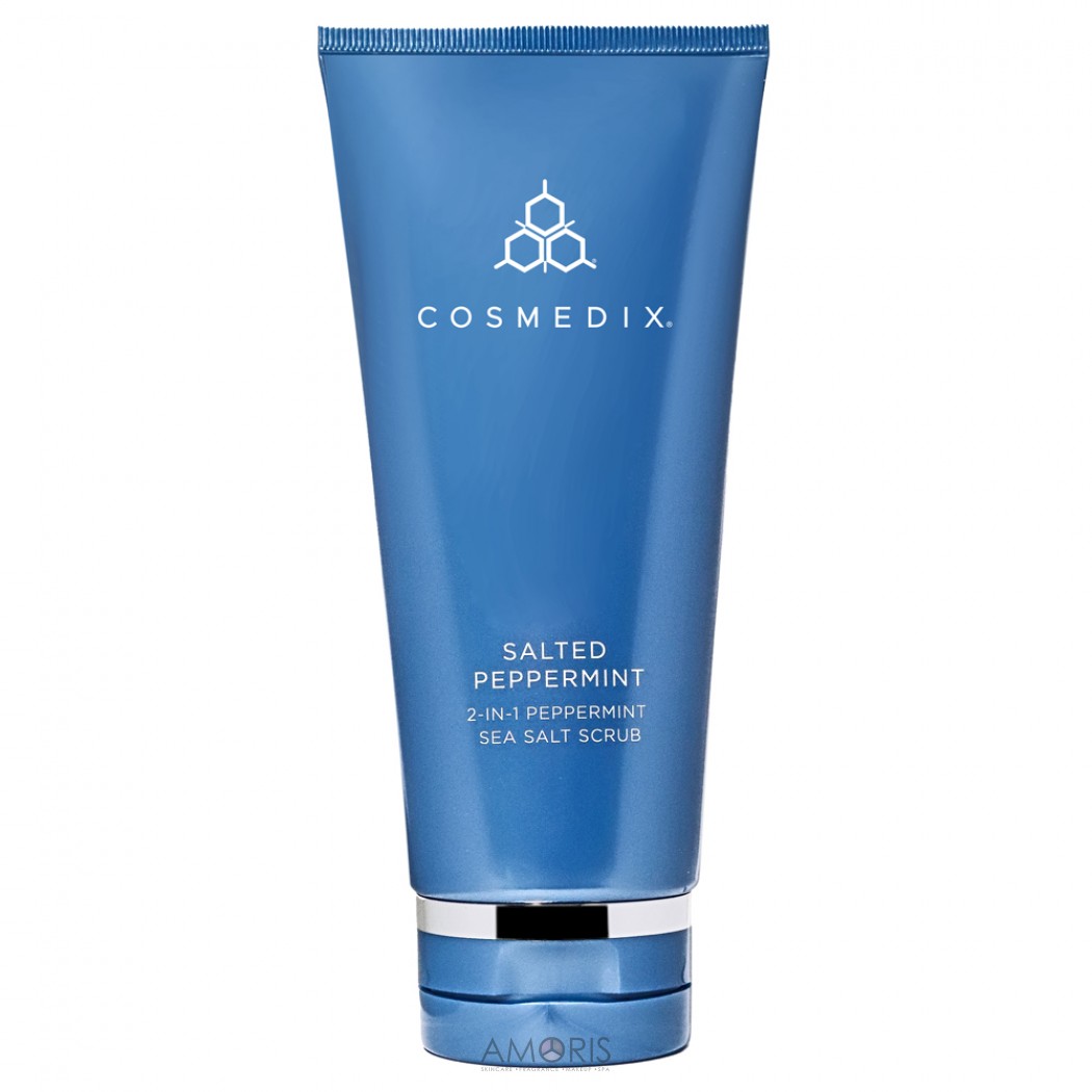 Скраб 2-в-1 з м'ятою та морською сіллю