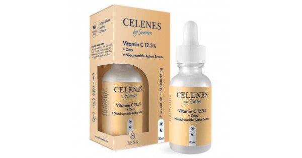 Celenes Vitamin C 12,5% + Oats + Niacinamide Active Serum