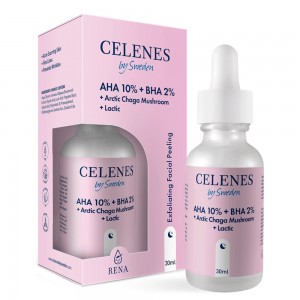 Celenes AHA10% + BHA2% + Arctic Chaga Mushroom + Lactic