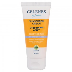 Celenes Sunscreen Cream SPF 50+ Dry and Sensitive