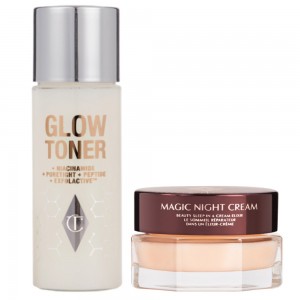 Charlotte Tilbury Charlotte’s Night-Time Glowing Skin Duo Set