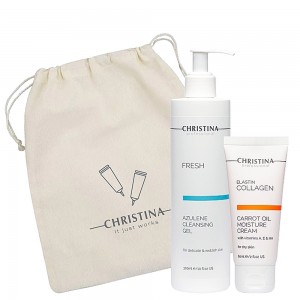 Christina Gift Set Cleansing and Moisturizing for Dry Skin