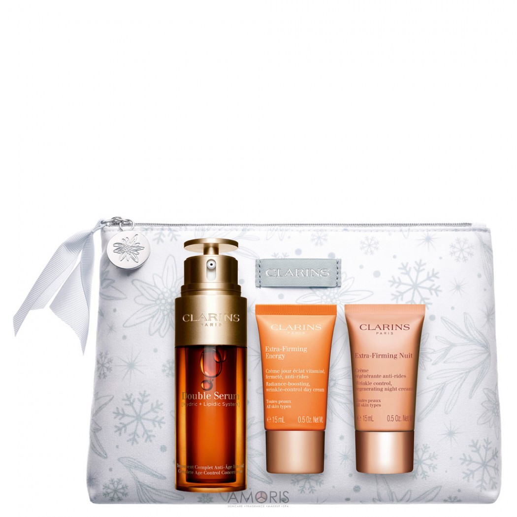 Clarins Double Serum & Extra-Firming Set - Набор антивозрастных