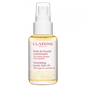 Clarins Nourishing Beauty Hair Oil with Argan and Camellia Oils
