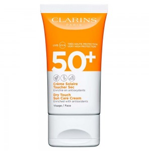 Clarins Creme Solaire Toucher Sec Visage  SPF 50+