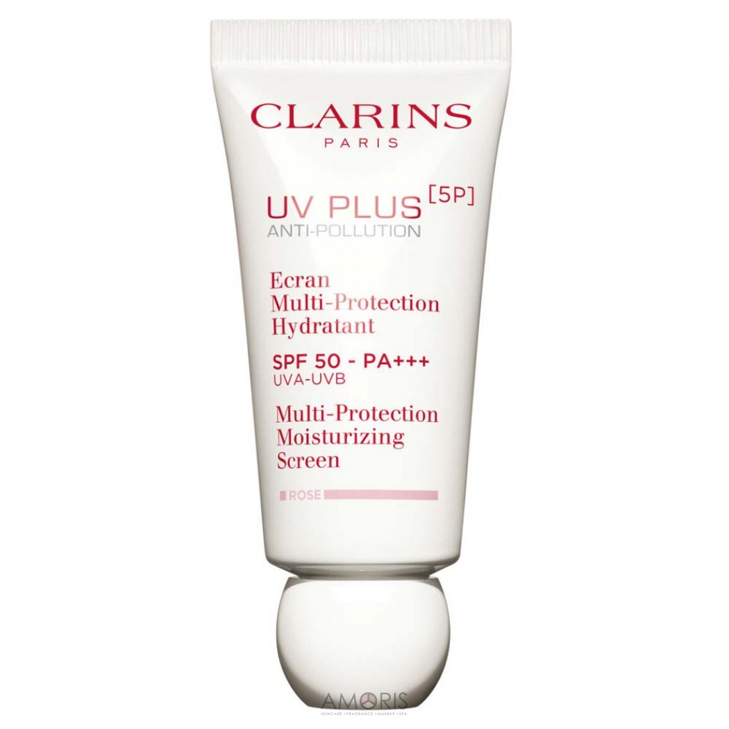 Зволожуючий захисний флюїд-екран для обличчя (рожевий)