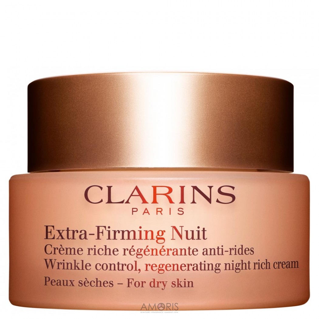 【新品未使用】CLARINS Extra-Firming Nuit 50mL Clarins Extra-Firming Night Cream for Dry Skin - Регенерирующий
