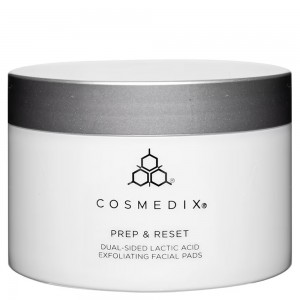 Cosmedix Prep & Reset Dual-sided Lactic Acid Exfoliating Facial Pads
