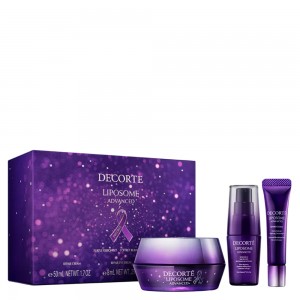 Decorte Liposome Advanced Repair Cream Purple Ribbon Set 2024
