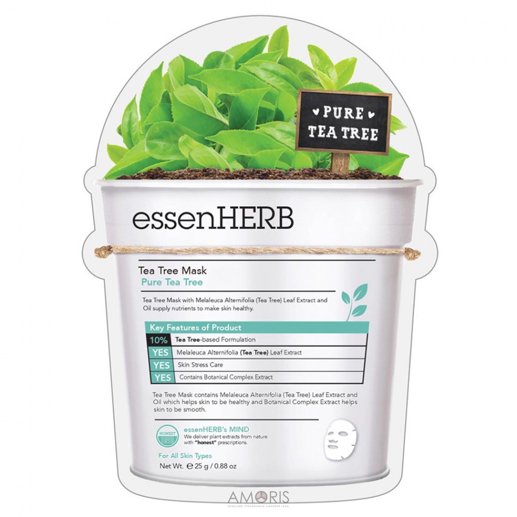 Заспокійлива маска з екстрактом чайного дерева для проблемної шкіри