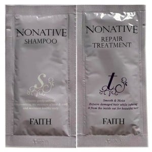 Faith Nonative Hair Shampoo and Repair Treatment (TESTER)