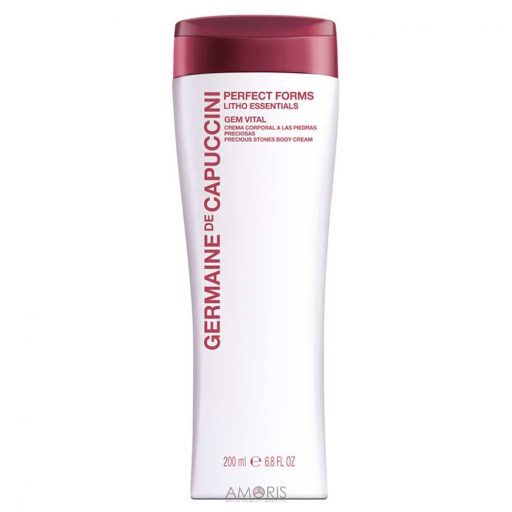 Крем для тіла з додаванням мікрочастинок дорогоцінного каміння