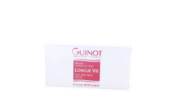 Sérum Guinot Longue Vie Visage Et Cou - Lot De 6 Flacons De 3 Ml, Neuf (boîte Incomplète)