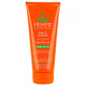 Hempz Touch Of Summer Medium Moisturiser SPF30 Yuzu And Starfruit