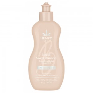 Hempz Koa & Sweet Almond Smoothing Herbal Bubble Bath & Body Wash