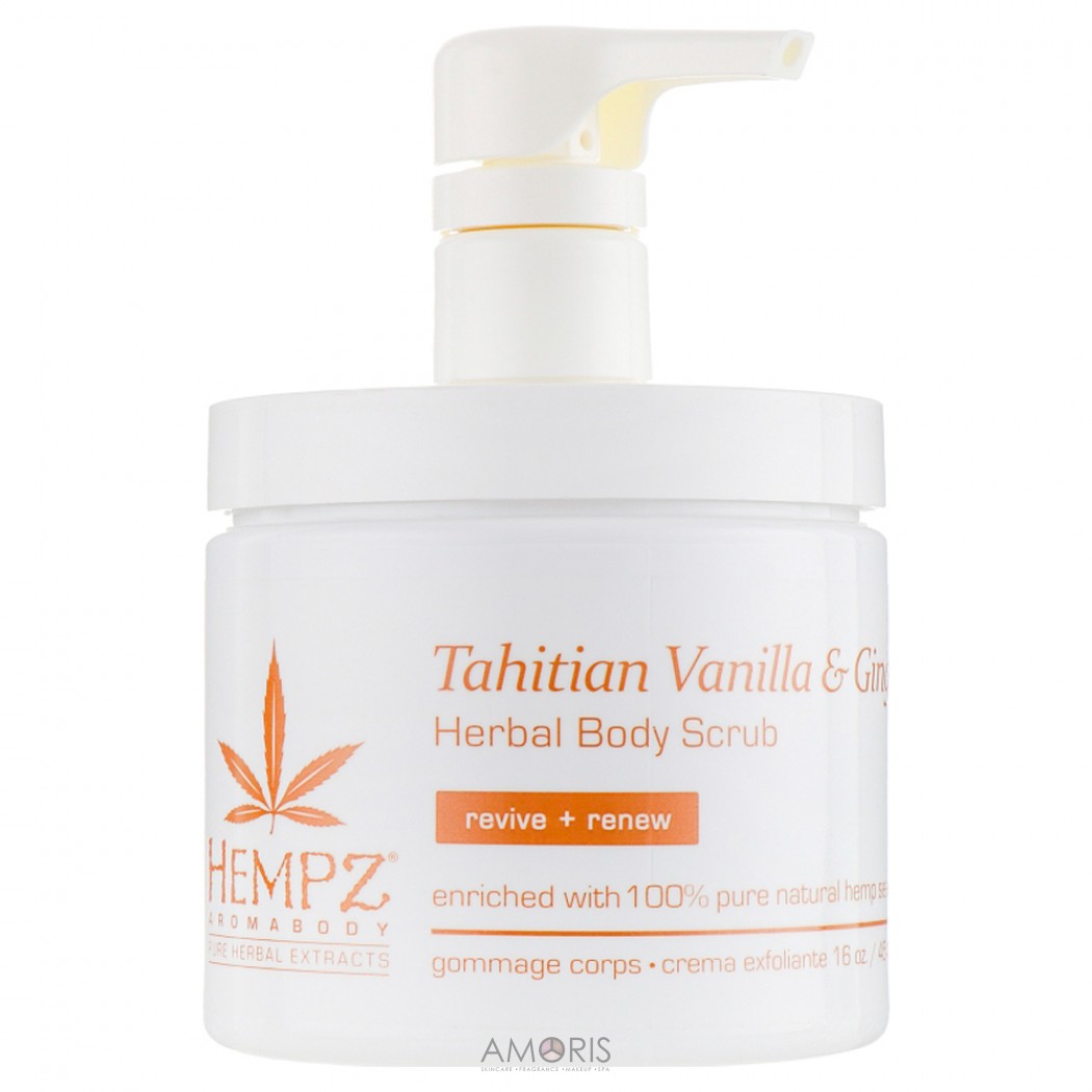 Роскошный скраб для тела таитянская ваниль и имбирь