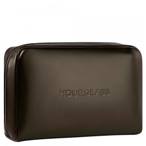 Hourglass Vegan Leather Cosmetic Bag