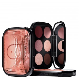 MAC Connect In Colour Eye Shadow Palette Embedded In Burgundy