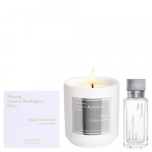 Maison Francis Kurkdjian Aqua Universalis Scented Candle, Scented Soap And Eau De Parfum Trio