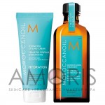 Масло для всех типов волос + увлажняющий крем Масло для всех типов волос + увлажняющий крем