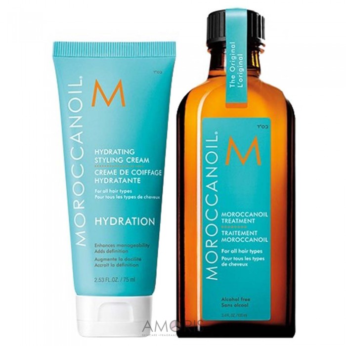 Масло для всех типов волос + увлажняющий крем