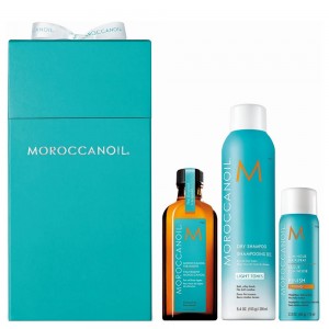 Moroccanoil Giftset Cleanse & Go Light Tones