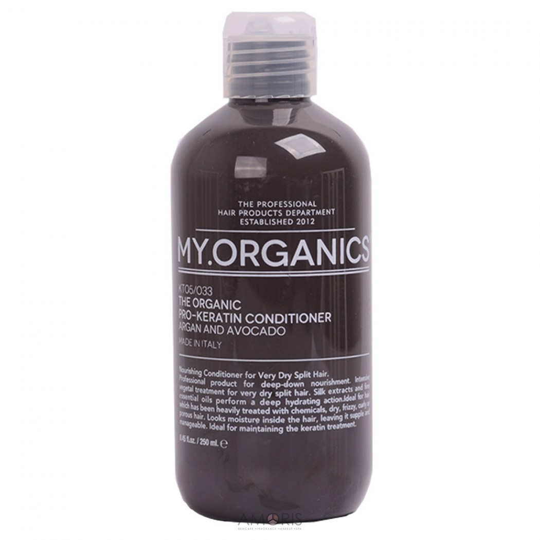 Кондиціонер PRO-KERATIN з маслами аргану, авокадо для дуже пошкодженого, січеного, пористого волосся.