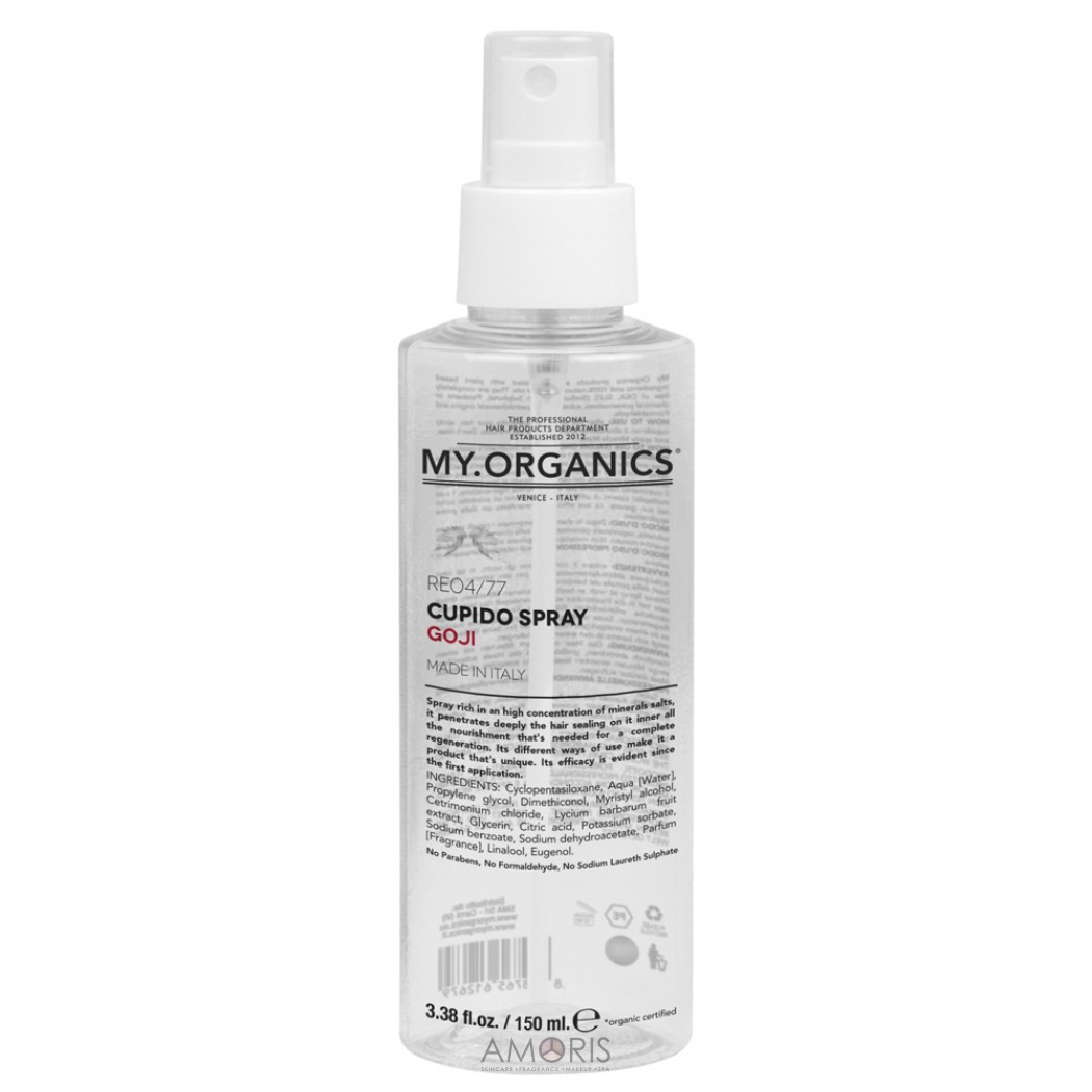 CUPIDO SPRAY реструктуруючий спрей з ягодами Годжі для ослабленого волосся