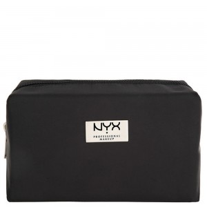 NYX Black Medium Rectangular Zipper Makeup Bag