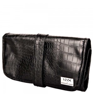 NYX Black Croc Brush Roll