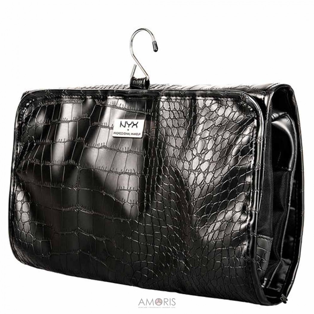 Велика дорожня чорна косметичка