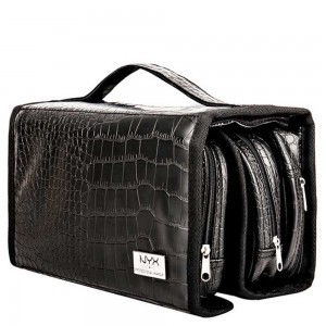 NYX Black Croc Deluxe Travel Bag