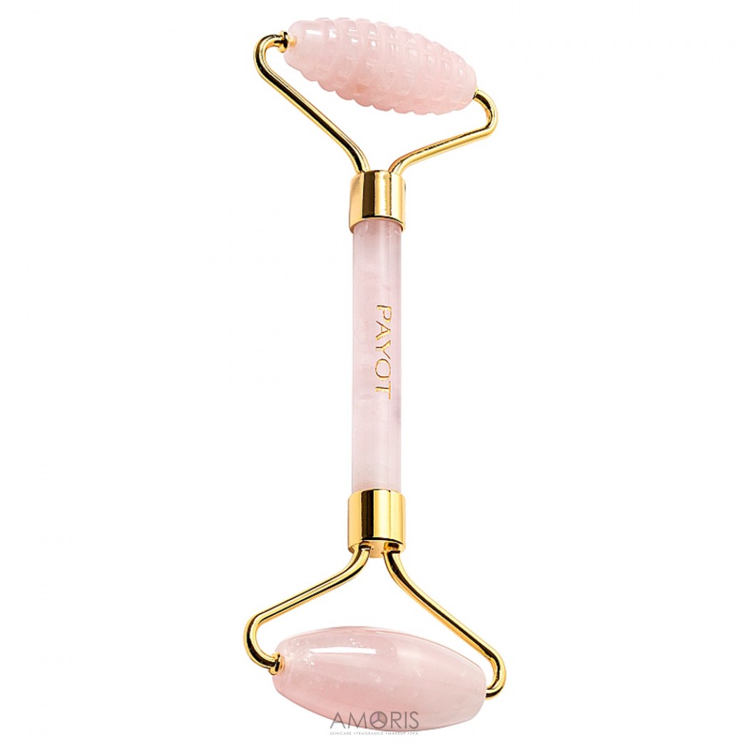 Роликовый массажер для лица и шеи кварцевый скульптурирующий