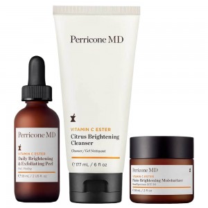 Perricone MD Vitamin C Ester Exfoliate, Brighten And Protect Regimen Set