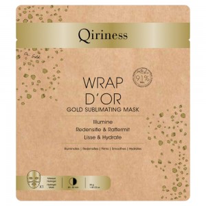 Qiriness Wrap d’Or Gold Sublimating Mask