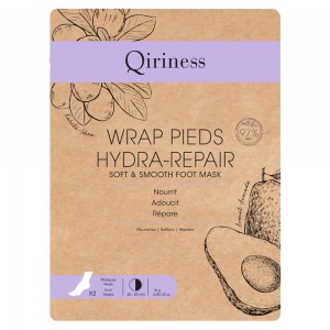 Qiriness Wrap Pieds Hydra-Repair Soft & Smooth Foot Mask