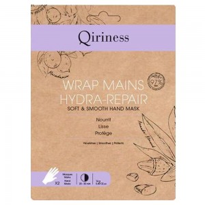 Qiriness Wrap Mains Hydra-Repair Soft & Smooth Hand Mask