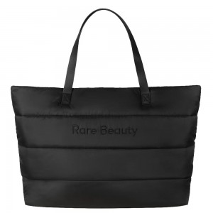 Rare Beauty Puffy Traveler Tote Black
