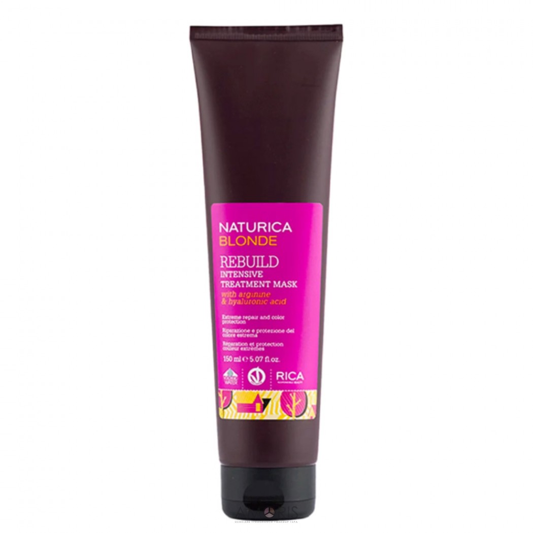 Маска для сухих и поврежденных волос, восстановление для блондинок