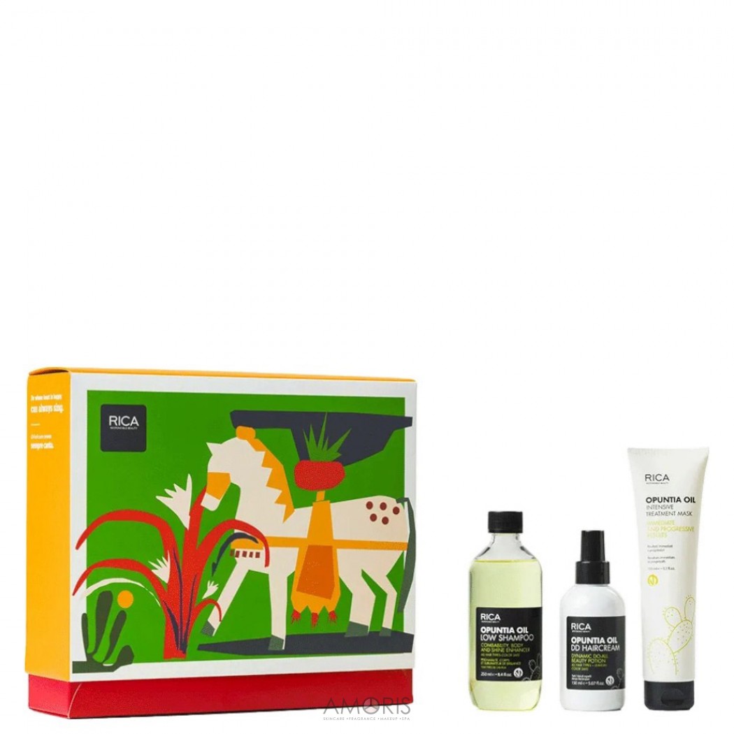 Подарунковий набір для догляду за волоссям з маслом опунції