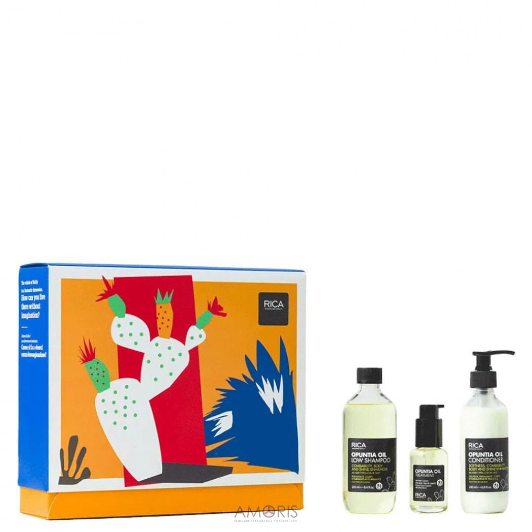 Подарунковий набір для догляду за волоссям з маслом опунції