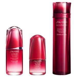 Shiseido Ultimune Power Infusing Serum Duo & Eudermine Essence Bundle